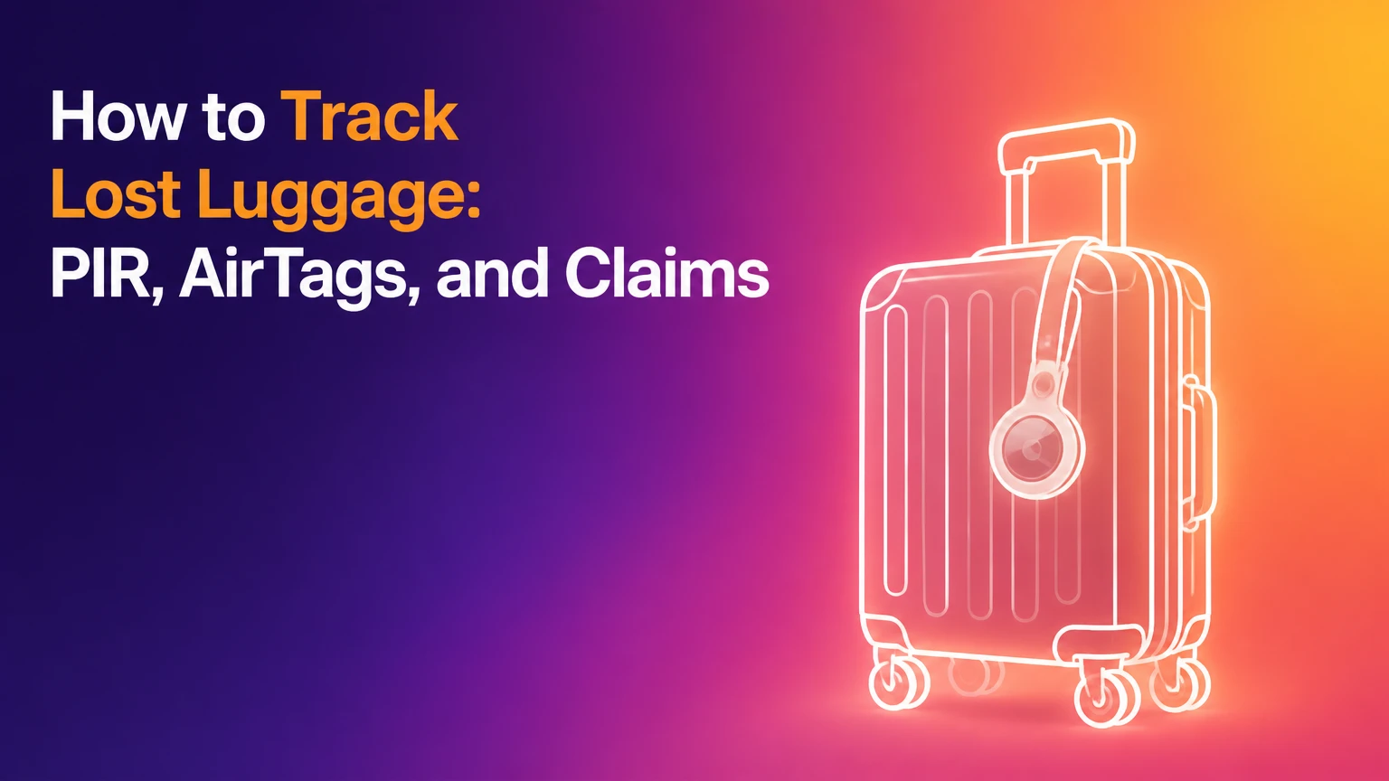 how to track lost luggage