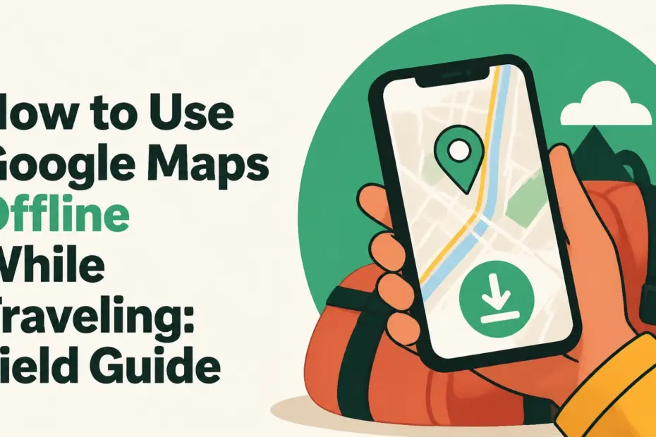 how to use google maps offline while traveling