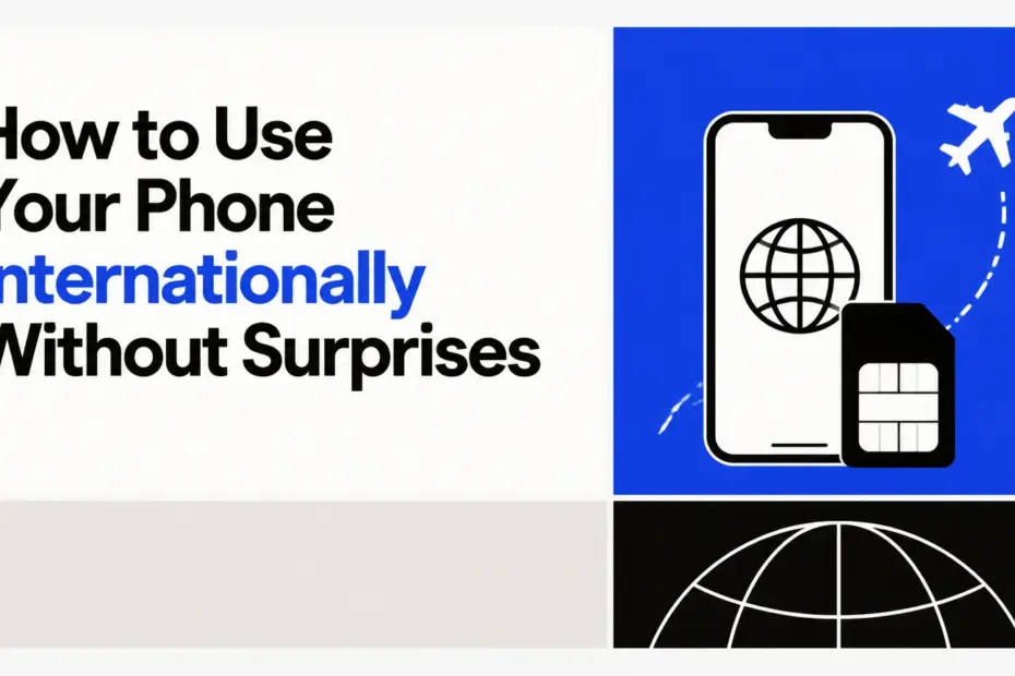 how to use your phone internationally