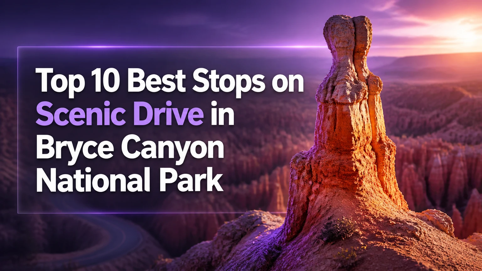 best stops on scenic drive in bryce canyon