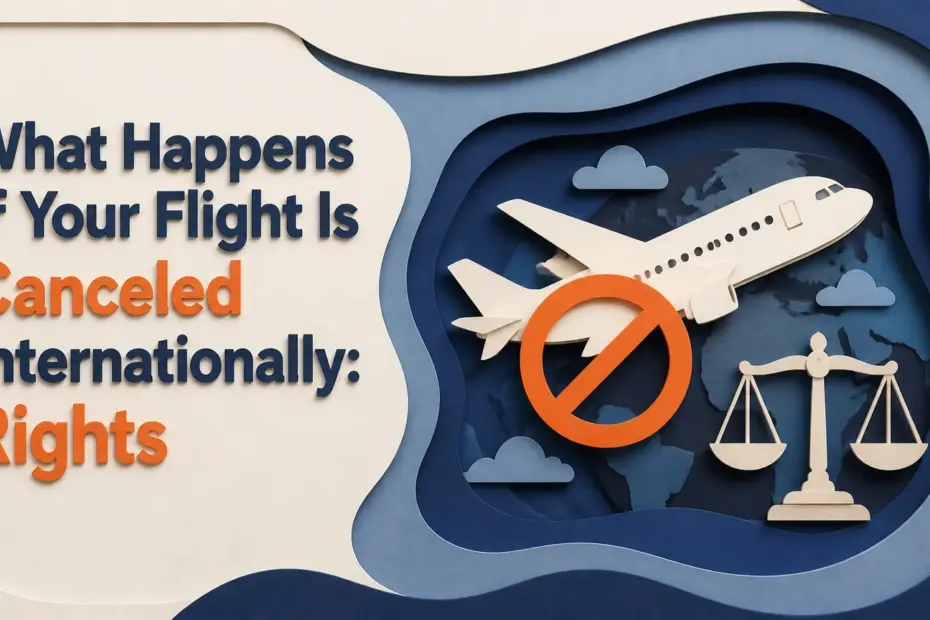 what happens if your flight is canceled internationally