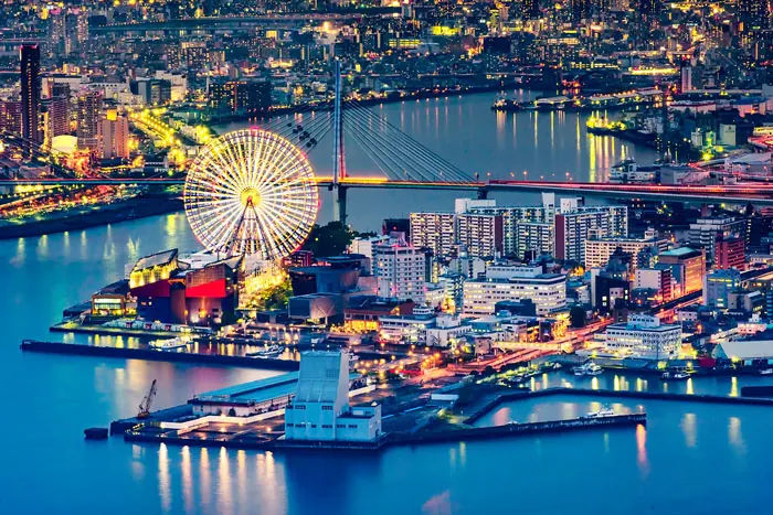 Osaka in Japan