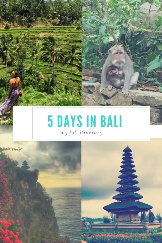 Overview Of 5 Days In Bali