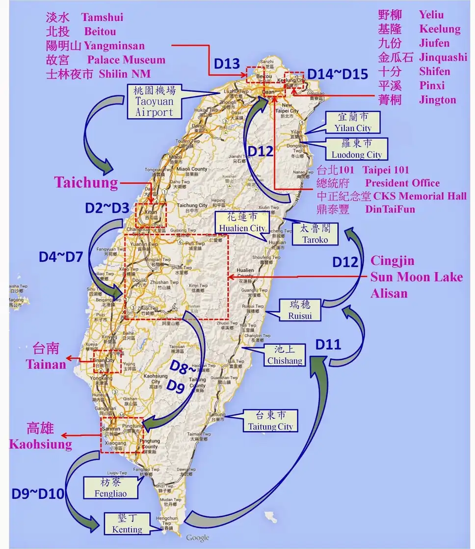 Overview Of The 3 Days Itinerary